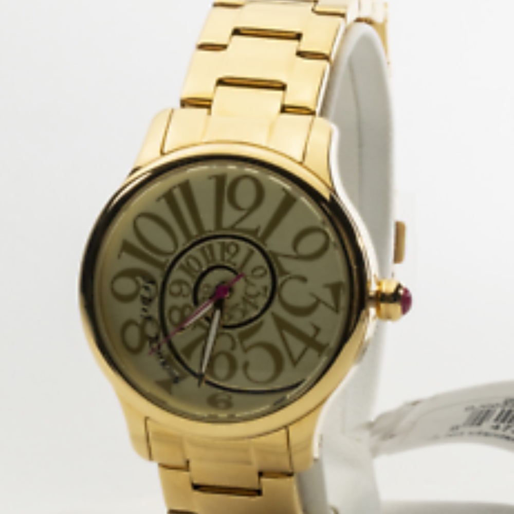 Betsey Johnson Swirl Dial Watch